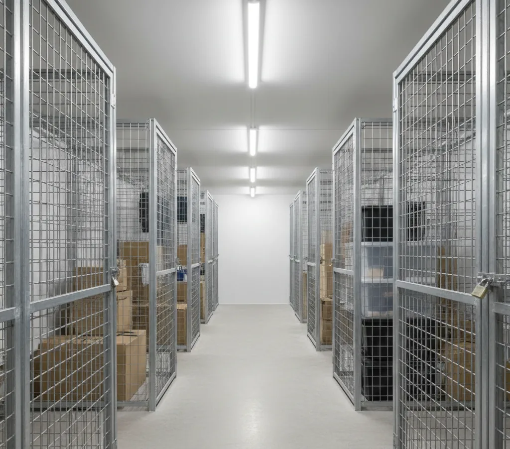 Storage corridor at Aachener Str. 1274, Cologne-Weiden